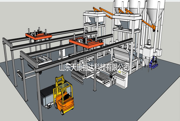 頂升式石膏條闆設備