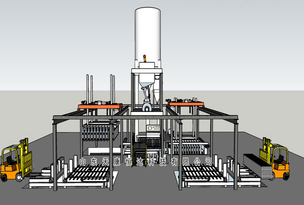 一拖二式石膏條闆設備