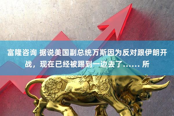 富隆咨询 据说美国副总统万斯因为反对跟伊朗开战，现在已经被踢到一边去了…… 所