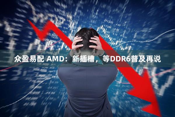 众盈易配 AMD：新插槽，等DDR6普及再说