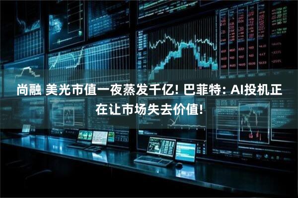 尚融 美光市值一夜蒸发千亿! 巴菲特: AI投机正在让市场失去价值!